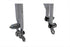 V-Twin Factory Sample 22 inch Inline Spring Fork Chrome +4 inch - 49-2464