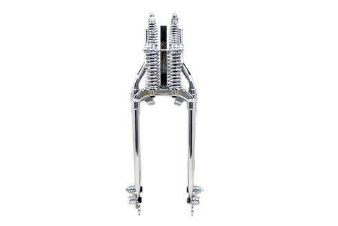 V-Twin Factory Sample 18 inch Inline Spring Fork Assembly Chrome - 49-2465