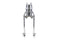 V-Twin Factory Sample 18 inch Inline Spring Fork Assembly Chrome - 49-2465