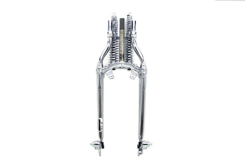 V-Twin Factory Sample 18 inch Inline Spring Fork Assembly Chrome - 49-2465