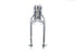 V-Twin Factory Sample 18 inch Inline Spring Fork Assembly Chrome - 49-2465