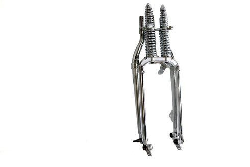 V-Twin Factory Sample 18 inch Spring Fork Assembly Chrome - 49-2466