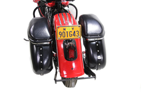 V-Twin Black Magic Royalite Saddlebag Set - 49-2499
