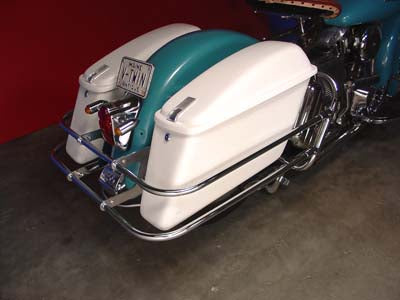 V-Twin Chrome Saddlebag Guard Kit - 49-2504