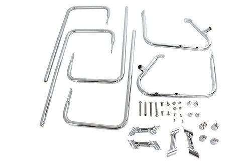 V-Twin Chrome Saddlebag Guard Kit - 49-2508