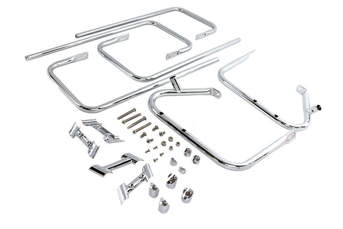 V-Twin Chrome Saddlebag Guard Kit - 49-2508