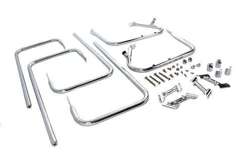 V-Twin Chrome Saddlebag Guard Kit - 49-2508