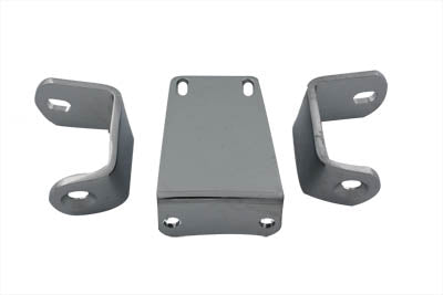 V-Twin Spring Fork Chrome Horn and Fender Bracket - 49-2512