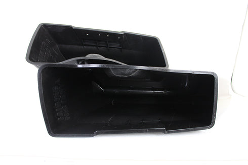 V-Twin Saddlebag Set Black without Lids - 49-2518