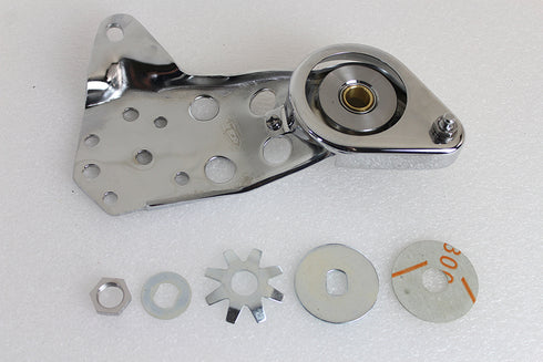 V-Twin Rocker Foot Clutch Bracket Chrome - 49-2529
