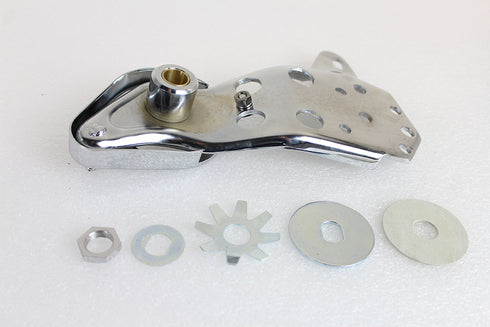 V-Twin Rocker Foot Clutch Bracket Chrome - 49-2529