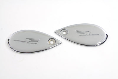 Paughco Rocker Cover Set Chrome - 49-2565