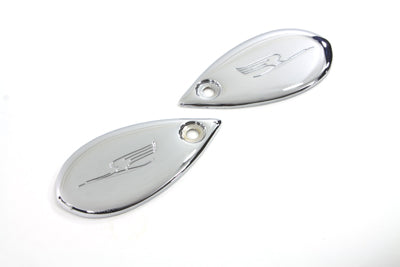 Paughco Rocker Cover Set Chrome - 49-2565