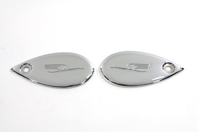 Paughco Rocker Cover Set Chrome - 49-2565