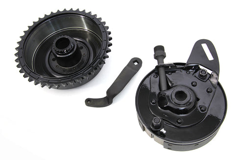 V-Twin 45 inch Rear Brake Drum and Backing Plate Assembly - 49-2629