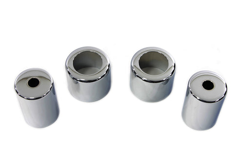 V-Twin Chrome Spring Fork Spring Cover Set - 49-2651