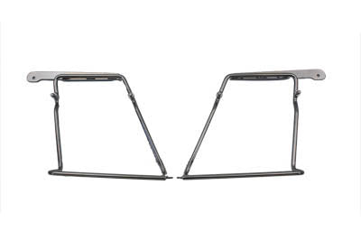 V-Twin Chrome Saddlebag Mount Bracket Set - 49-2751