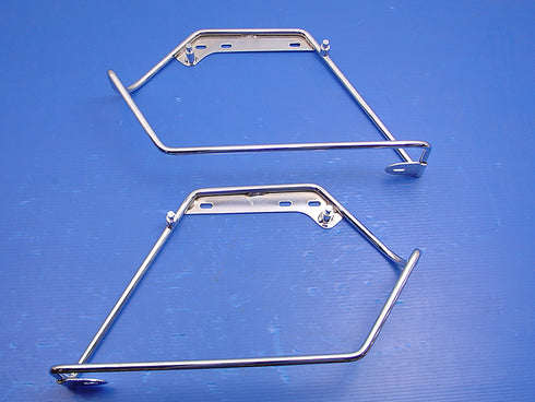 V-Twin Chrome Saddlebag Mount Bracket Set - 49-2754
