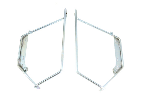 V-Twin Zinc Saddlebag Mount Bracket Set - 49-2758