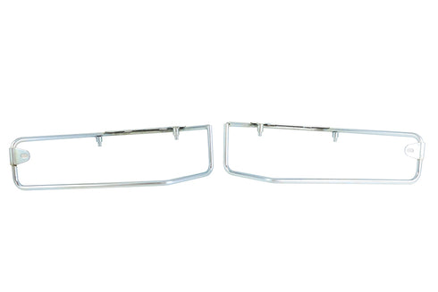 V-Twin Zinc Saddlebag Mount Bracket Set - 49-2758