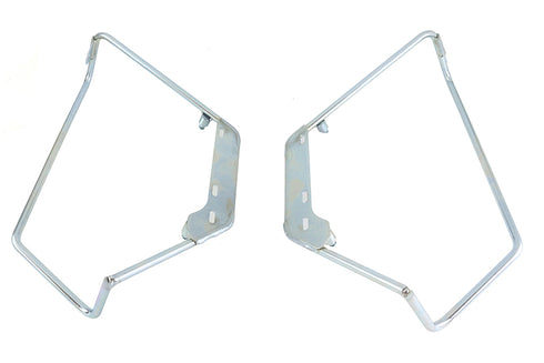 V-Twin Zinc Saddlebag Mount Bracket Set - 49-2758