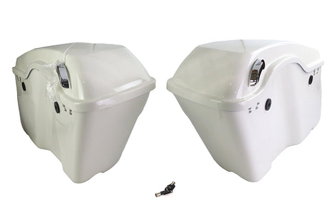 V-Twin Saddlebag Kit White - 49-2768