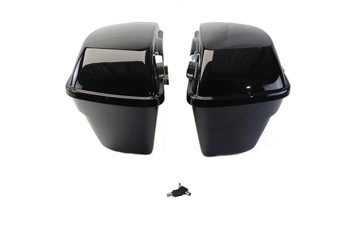 V-Twin Saddlebag Kit Black - 49-2770