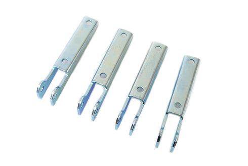 V-Twin Footboard Cleat Set Zinc PLated - 49-2976