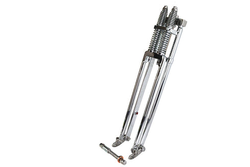 V-Twin D+D Narrow Spring Fork Assembly Chrome 21 inch - 49-3118