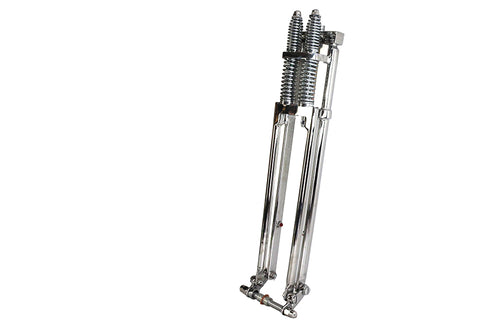 V-Twin D+D Narrow Spring Fork Assembly Chrome 23 inch - 49-3119