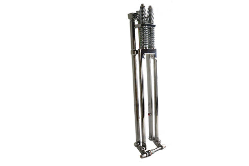 V-Twin D+D Narrow Spring Fork Assembly Chrome 25 inch - 49-3120