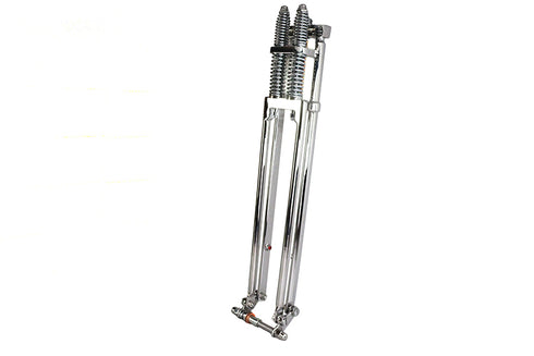 V-Twin D+D Narrow Spring Fork Assembly Chrome 27 inch - 49-3121