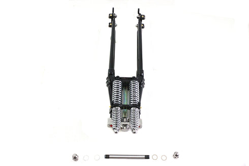 V-Twin 28 inch Tedd Narrow Spring Fork Assembly Black - 49-3128