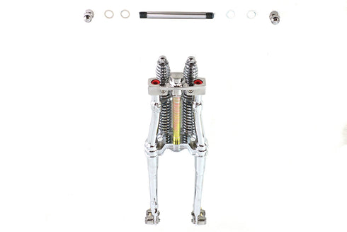 V-Twin 20 inch Tedd Narrow Spring Fork Assembly Chrome - 49-3130