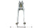 V-Twin 28 inch Tedd Narrow Spring Fork Assembly Chrome - 49-3134