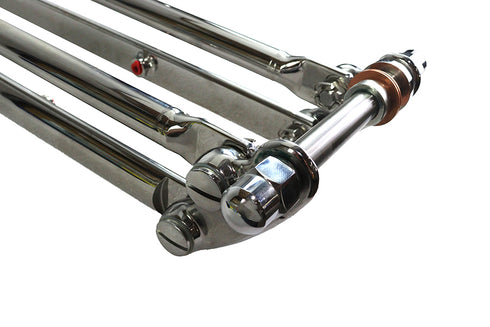 V-Twin D+D Narrow Spring Fork Assembly Chrome 31 inch - 49-3135