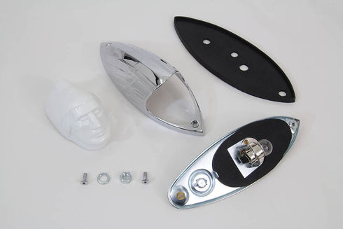 V-Twin Replica Indian Face Front Fender Lamp - 49-4021