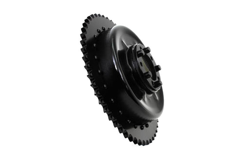 V-Twin 1936 Rear Brake Drum Black - 49-5515