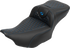 SADDLEMEN Roadsofa™ Extended Reach Seat - with Backrest - Honeycomb - Blue Stitch - FLTR/FLHX '23-'24 823-07-190B1