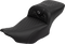 SADDLEMEN Roadsofa™ Extended Reach Seat - with Backrest - Honeycomb - Dark Gray Stitch - FLTR/FLHX '23-'24 823-07-190B2