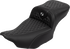 SADDLEMEN Roadsofa™ Extended Reach Seat - with Backrest - Honeycomb - Silver Stitch - FLTR/FLHX '23-'24 823-07-190B5