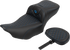 SADDLEMEN Roadsofa™ Extended Reach Seat - with Backrest - Honeycomb - Blue Stitch - FLTR/FLHX '23-'24 823-07-190B1