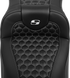 SADDLEMEN Roadsofa™ Extended Reach Seat - with Backrest - Honeycomb - Silver Stitch - FLTR/FLHX '23-'24 823-07-190B5