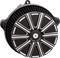 ARLEN NESS Big Sucker™ Stage 1 Air Cleaner Kit with Cover - 10 Gauge - Black with Machined Accents 600-307