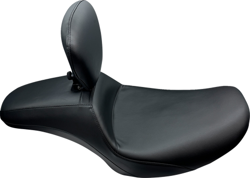 LE PERA Outcast Daddy Long Legs Seat - w/ Backrest - Smooth - FLH/FLT '23-'25 LV-987DLBR