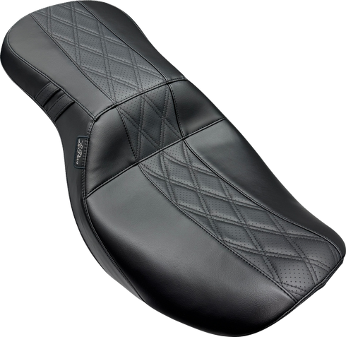 LE PERA Outcast Seat - Without Backrest - GT2 Inlay - FLH/FLT '23-'25 LV-997GT2