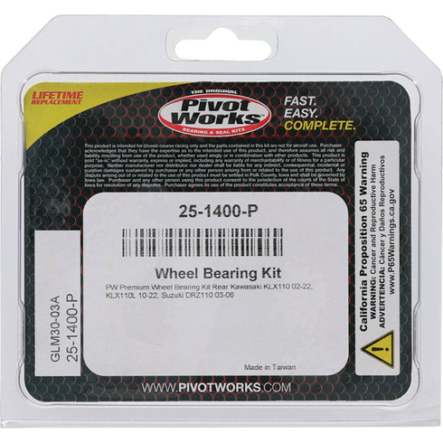 PIVOT WORKS Wheel Bearing Kit Premium - 22-51400P