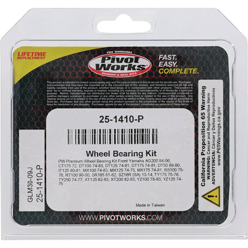 PIVOT WORKS Wheel Bearing Kit Premium - 22-51410P