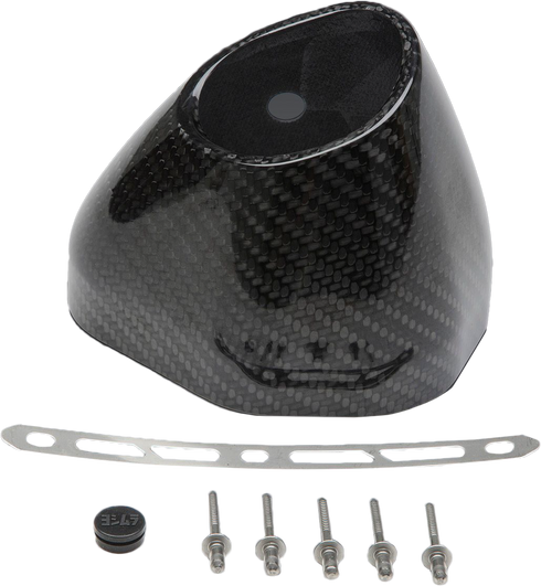 YOSHIMURA End Cap Kit Right Side R77 Rh Cf Flared - 960-9992