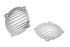 American Dresser Chrome Milled Slots Speaker Grill Set - 50-0010